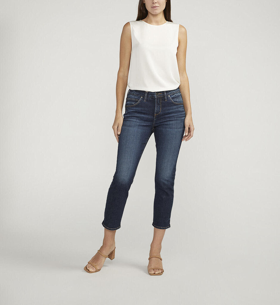 Jag Jeans 'Ruby' Straight Crop - Canyon Blue – Cranberry