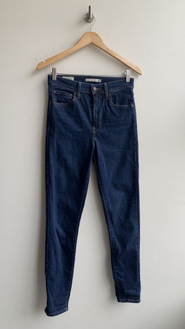 Levi's Dark Wash Mile High Super Skinny Jean - Size 28