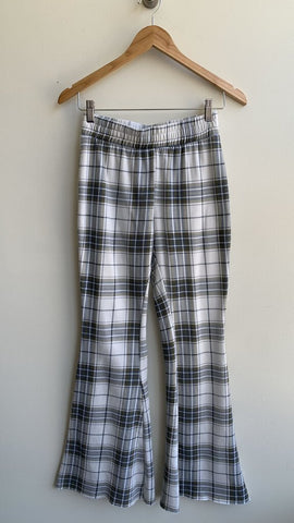 Grayson Threads Plaid Bell-Bottom Flannel Pants - Size X-Small