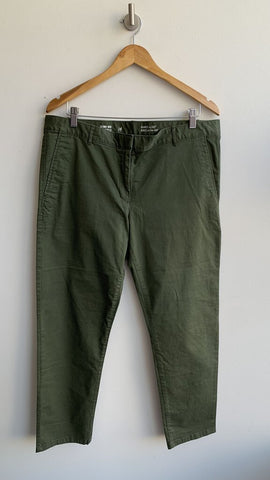 Gap Army Green 'Skinny Mini' Khaki Pants - SIze 14