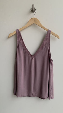 Gentle Fawn Mauve' Beatrice' V-Neck Front Seam Tank - Size Small (NWT)