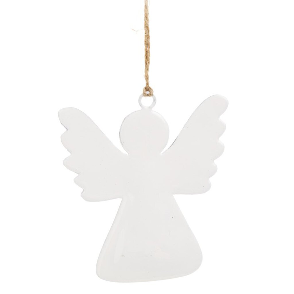 Iron White Angel Ornament