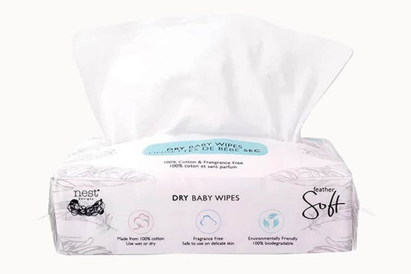 Nest Cotton Dry Baby Wipes