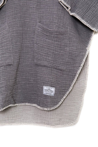 Tofino Towel 'Cocoon' Poncho - Grey