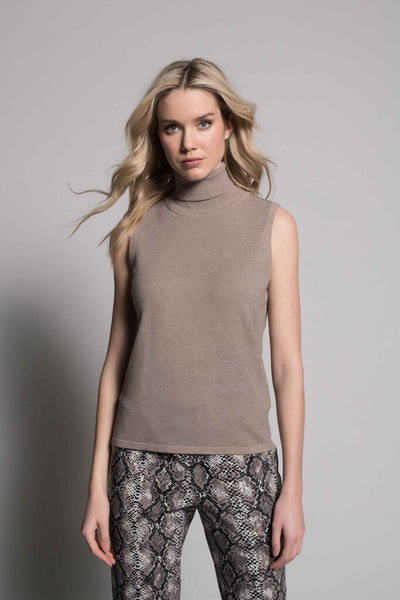 Picadilly Sleeveless Turtleneck