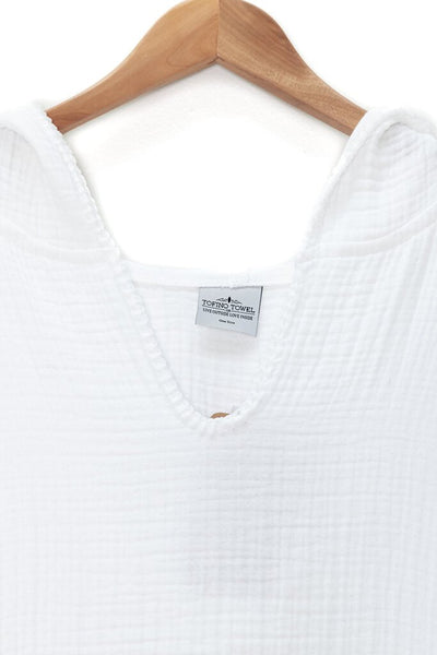 Tofino Towel 'Cocoon' Poncho - White
