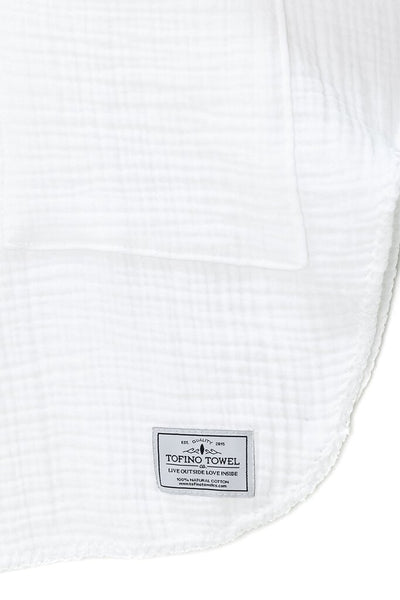 Tofino Towel 'Cocoon' Poncho - White