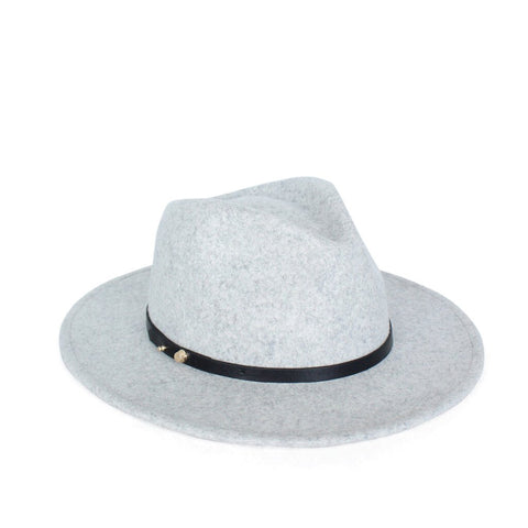 Ace of Something Oslo Fedora with Gold Stud Closure