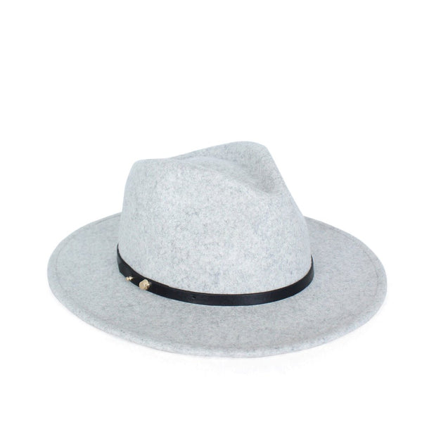 Ace of Something Oslo Fedora with Gold Stud Closure