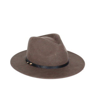 Ace of Something Oslo Fedora with Gold Stud Closure