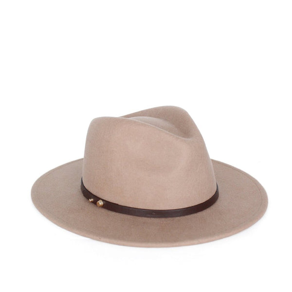 Ace of Something Oslo Fedora with Gold Stud Closure