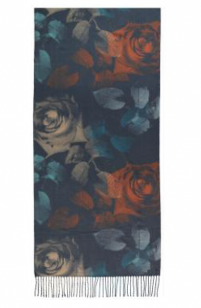 FRAAS Digital Rose Print Scarf