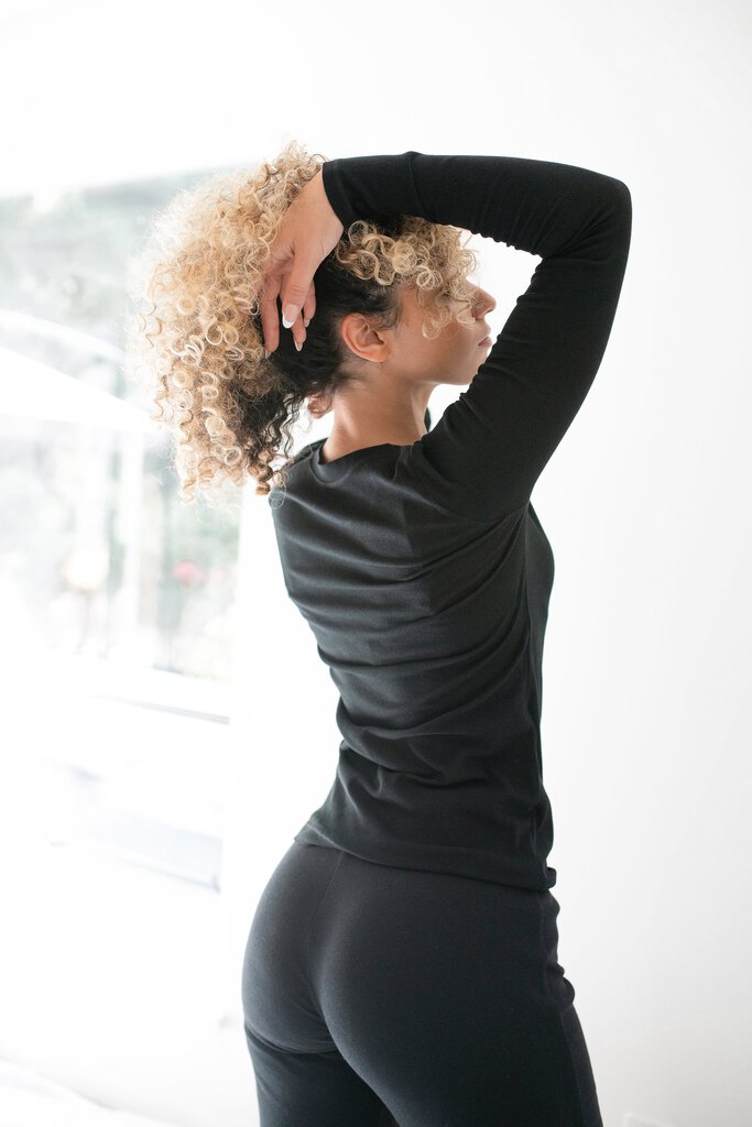 Paper Label 'Lisa' Black Long Sleeve