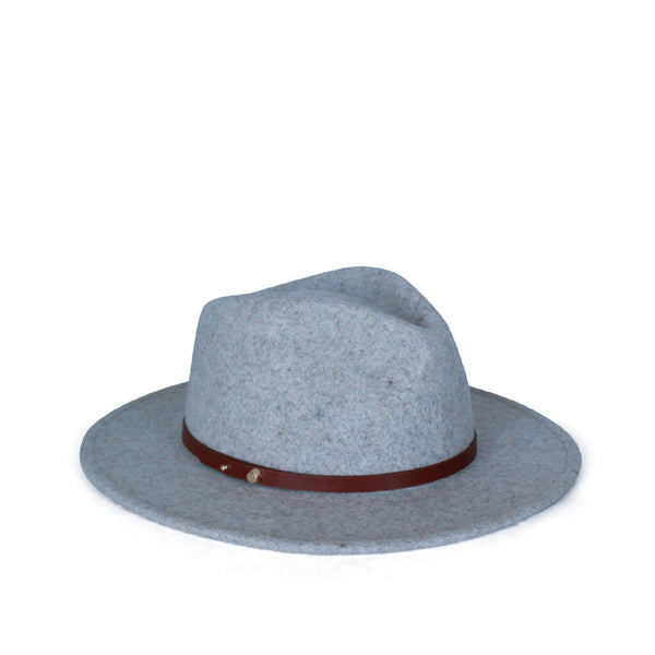 Ace of Something Oslo Fedora with Gold Stud Closure