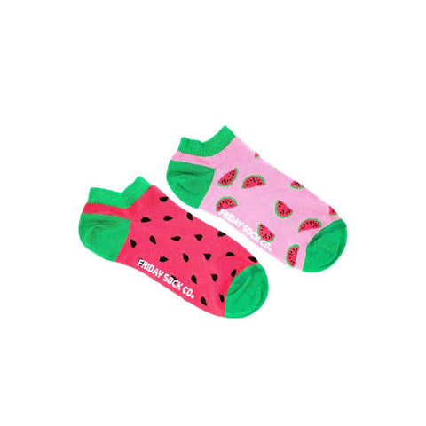 Friday Sock Co. Women's Inside Out Watermelon Ankle Socks