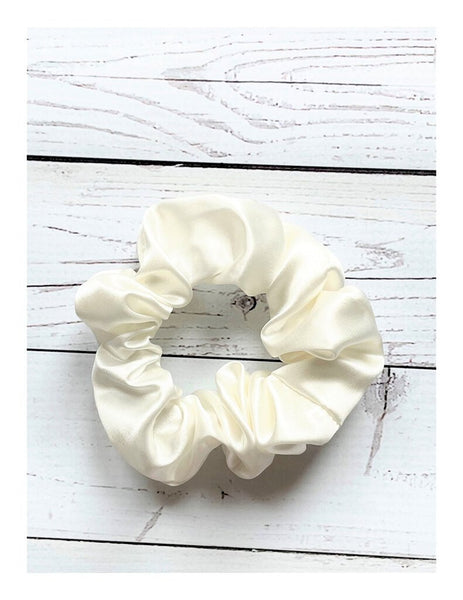 Blush Silks Medium Scrunchie