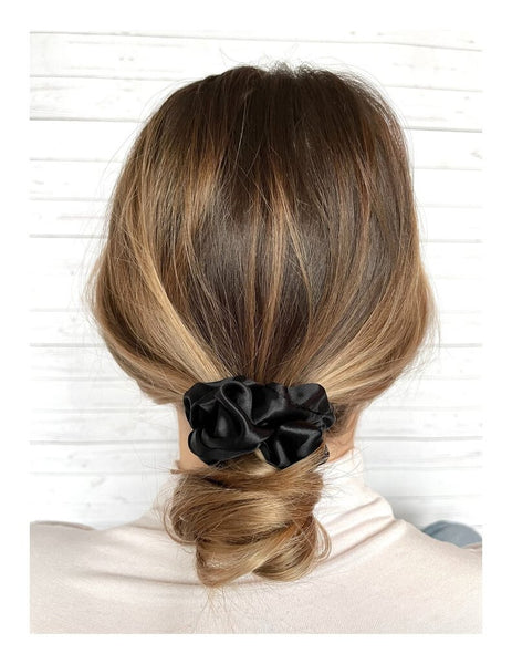 Blush Silks Medium Scrunchie