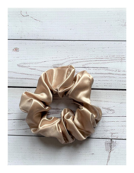 Blush Silks Medium Scrunchie