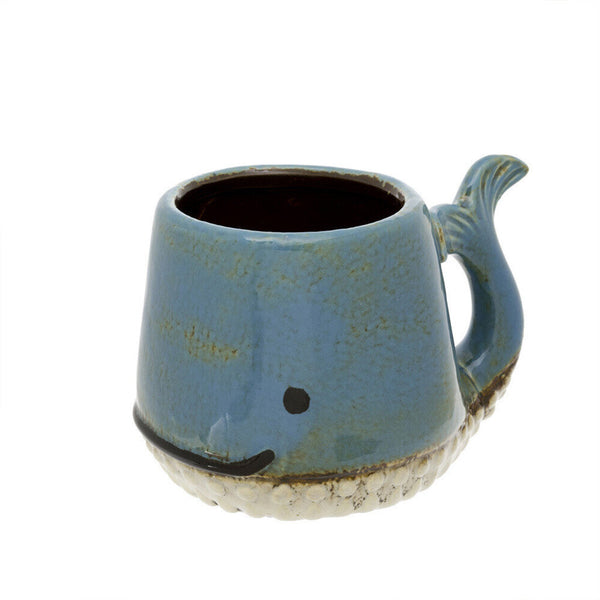 Indaba Whale Mug Blue