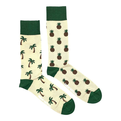 Friday Sock Co. Men's Palm Tree & Pineapple Socks