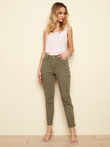 Charlie B Celadon Cargo Pant