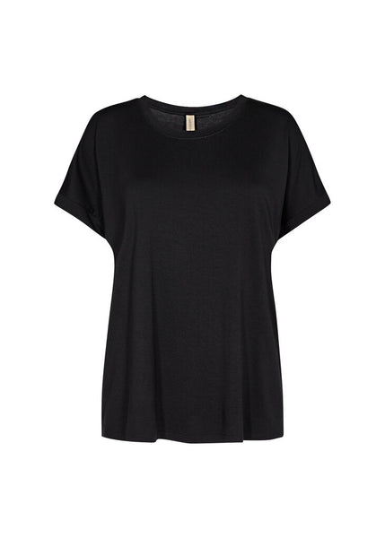 Soyaconcept 'Marica' V-Neck Tee- Navy