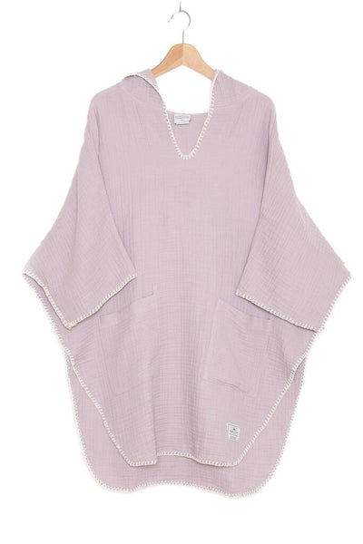 Tofino Towel 'Cocoon' Poncho - Lilac