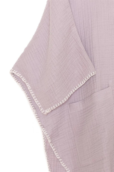 Tofino Towel 'Cocoon' Poncho - Lilac