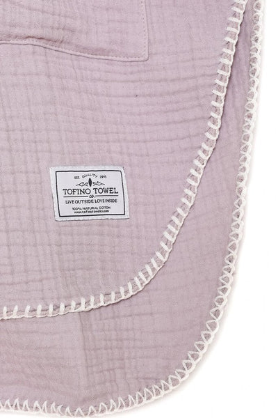 Tofino Towel 'Cocoon' Poncho - Lilac