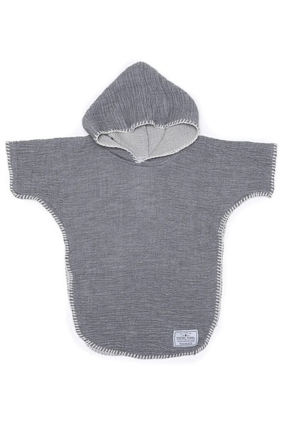 Tofino Towel Kids 'Pebble' Poncho - Grey