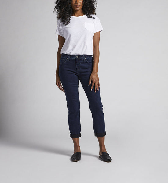 Jag Jeans 'Carter' Mid Rise Midnight Girlfriend Jeans
