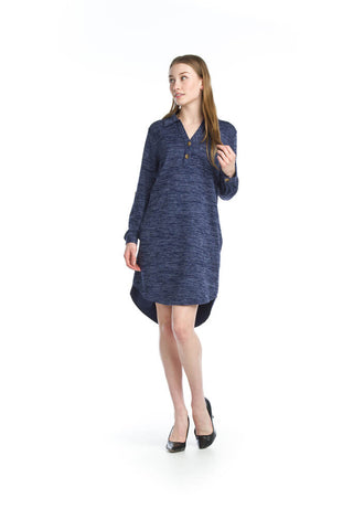 Papillon Navy Polo Sweater Dress