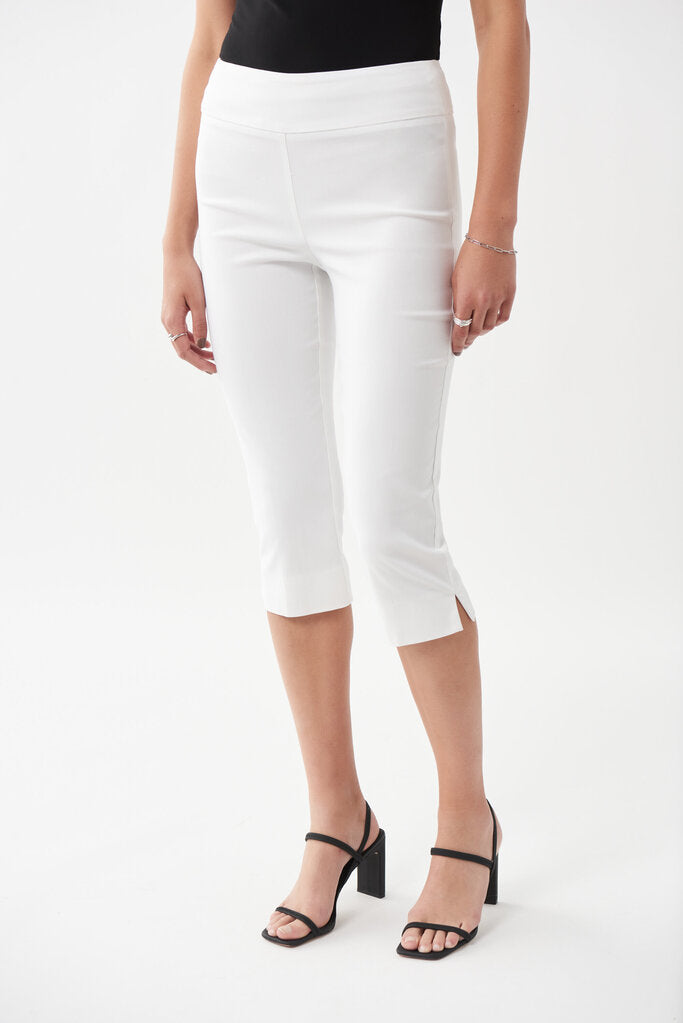 Joseph Ribkoff 202350P White Capri Pants