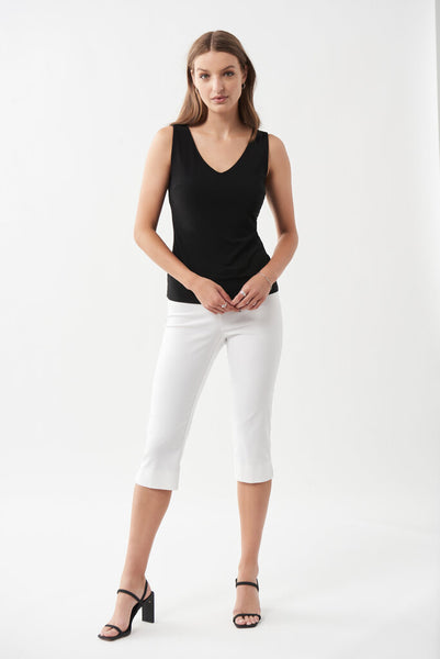 Joseph Ribkoff 202350P White Capri Pants