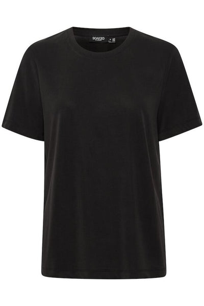 Soaked in Luxury 'Columbine' Loose Fit Tee - Black