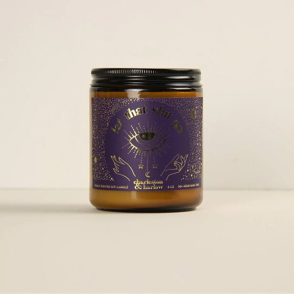 Charleston & Harlow 'Let That Shit Go' Blackberry Patchouli Candle