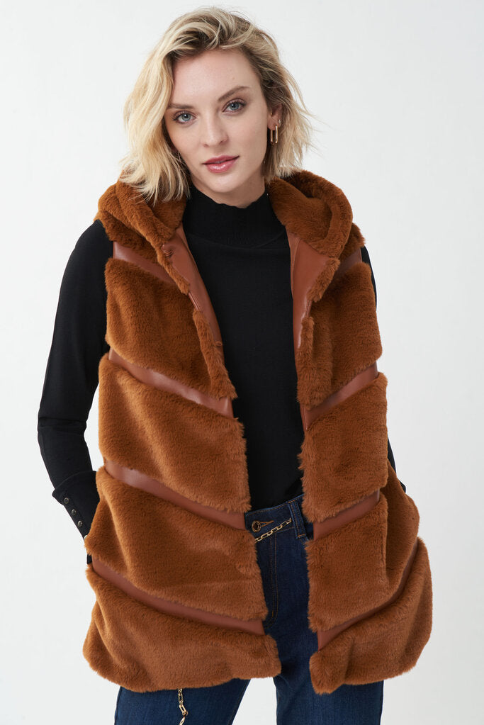 Joseph Ribkoff 223910 Faux Fur Vest