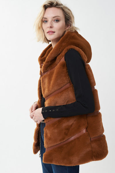 Joseph Ribkoff 223910 Faux Fur Vest