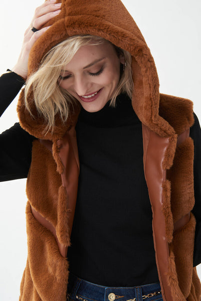 Joseph Ribkoff 223910 Faux Fur Vest