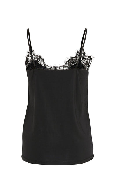 Soaked in Luxury 'Clara' Black Singlet Top