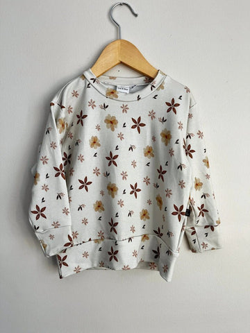 Lou & Bear Cream Floral Sweatshirt