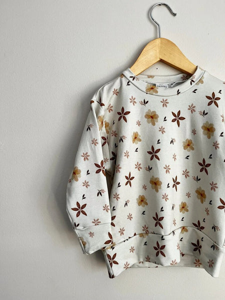 Lou & Bear Cream Floral Sweatshirt