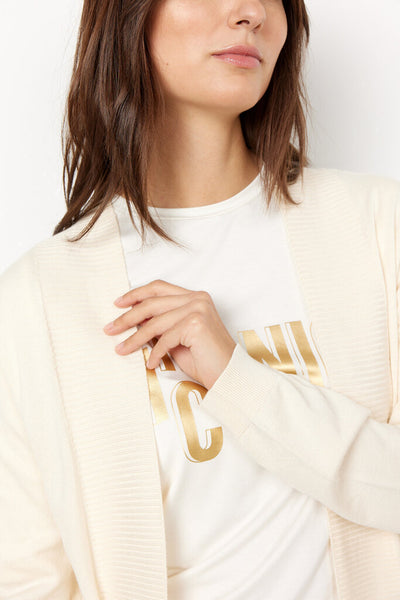 Soyaconcept 'Eireen' Long Fit Cardigan - Cream