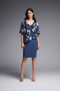 Joseph Ribkoff 231731 Floral Chiffon Dress