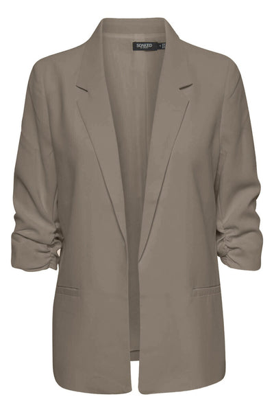 Soaked in Luxury 'Shirley' Blazer - Brindle