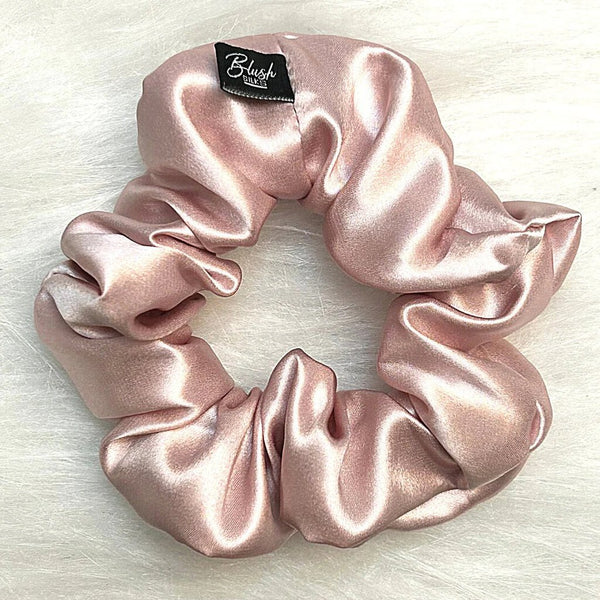 Blush Silks Medium Scrunchie