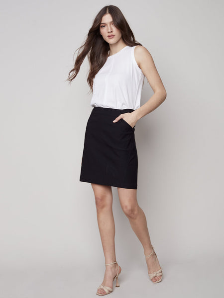 Charlie B Black Skort