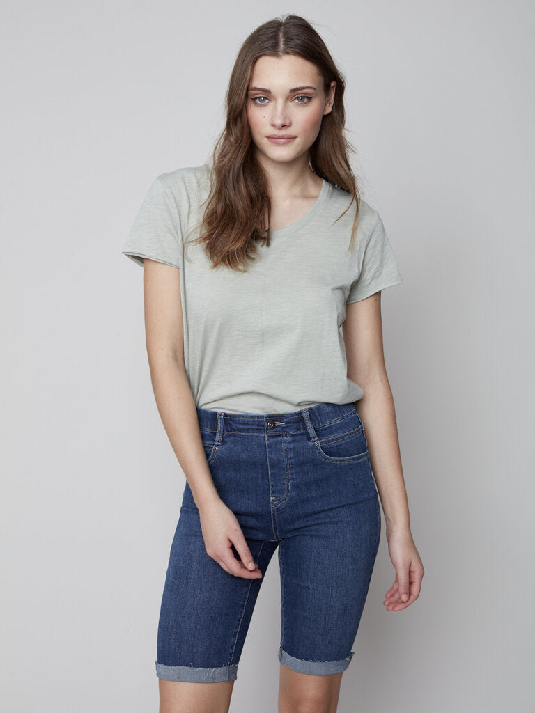 Charlie B Denim Bermuda Shorts