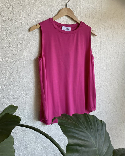 Joseph Ribkoff 231186 Pink Sleeveless Top