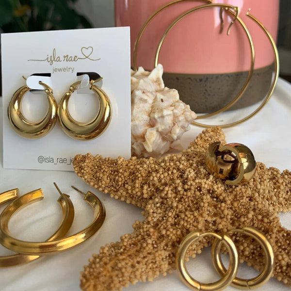 Isla Rae Perfectly Plain Hoops